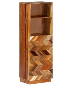 vidaXL Highboard 40x32x122 cm Solid Reclaimed Wood