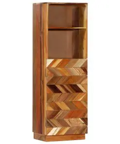 vidaXL Highboard 40x32x122 cm Solid Reclaimed Wood