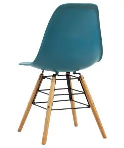 vidaXL Dining Chairs 4 pcs Turquoise Plastic