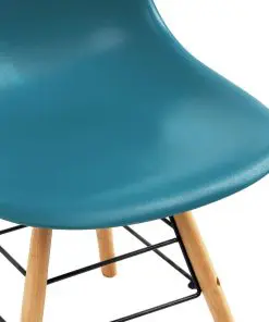 vidaXL Dining Chairs 6 pcs Turquoise Plastic
