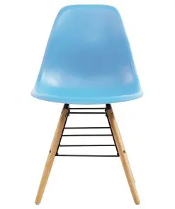 vidaXL Dining Chairs 4 pcs Blue Plastic