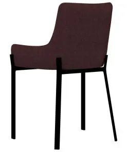 vidaXL Dining Chairs 2 pcs Wine Fabric