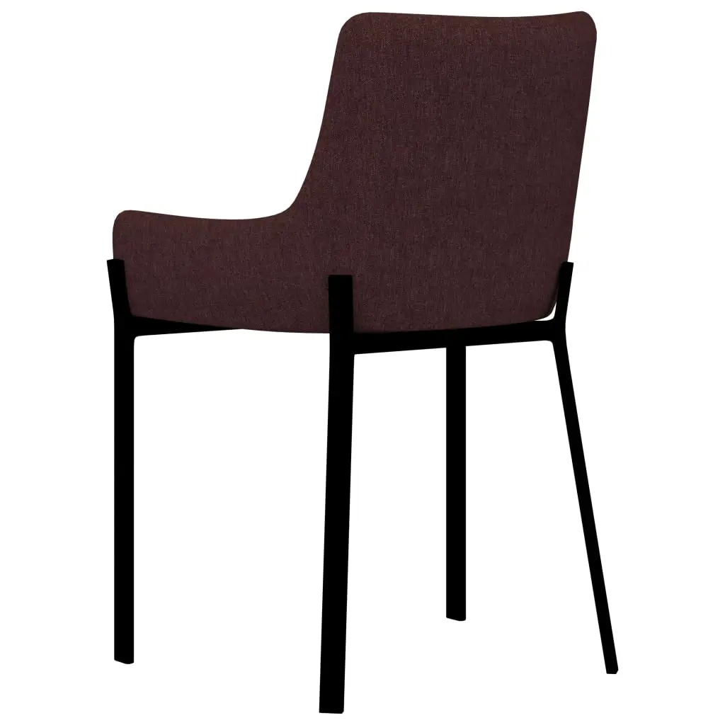 vidaXL Dining Chairs 2 pcs Wine Fabric