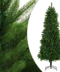 vidaXL Artificial Christmas Tree Lifelike Needles 240 cm Green