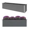 vidaXL Garden Raised Bed Grey 200x50x54 cm WPC