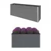 vidaXL Garden Raised Bed Grey 200x50x91 cm WPC vidaXL Garden Raised Bed Grey 200x50x91 cm WPC