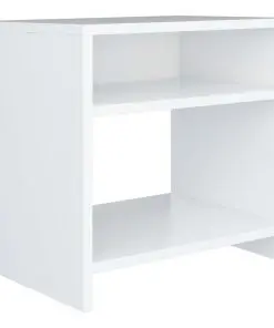 vidaXL Bedside Cabinets 2 pcs White 40x30x40 cm Chipboard