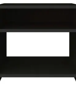 vidaXL Bedside Cabinet Black 40x30x40 cm Chipboard