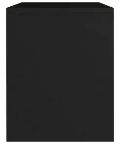 vidaXL Bedside Cabinets 2 pcs Black 40x30x40 cm Chipboard
