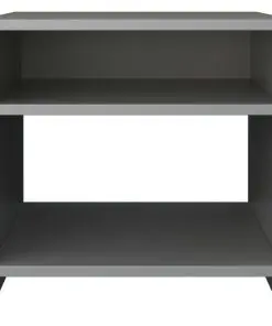 vidaXL Bedside Cabinet Grey 40x30x40 cm Chipboard