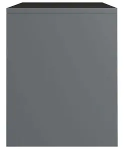 vidaXL Bedside Cabinets 2 pcs Grey 40x30x40 cm Chipboard