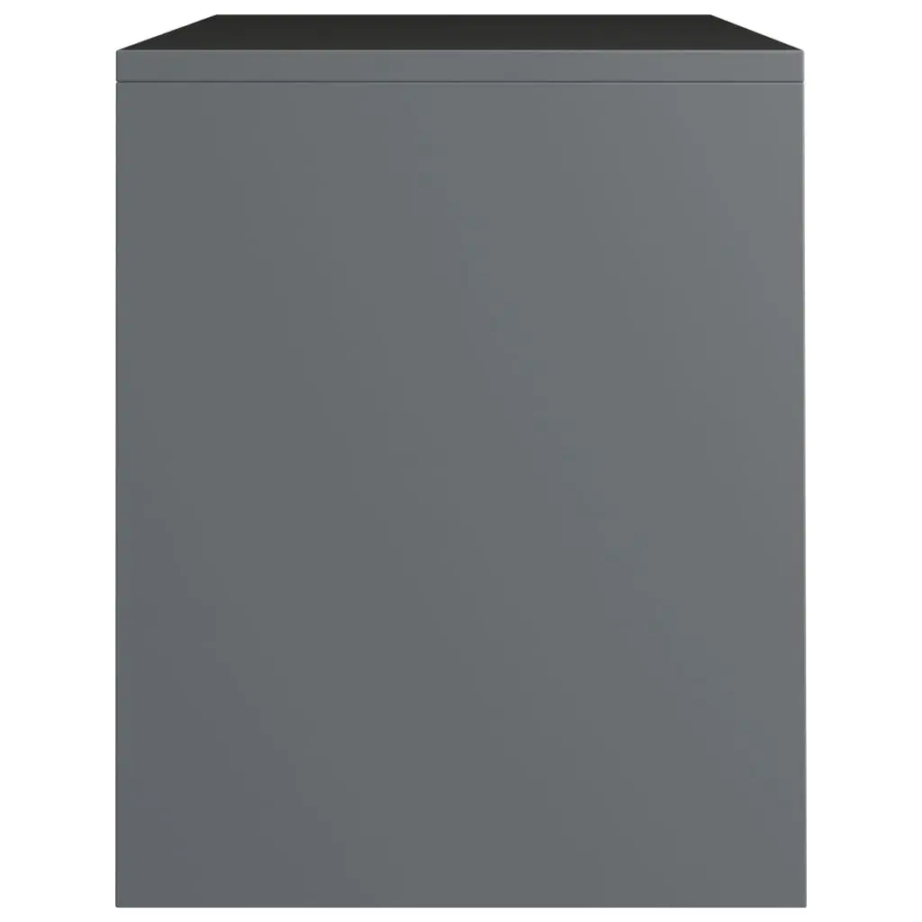 vidaXL Bedside Cabinets 2 pcs Grey 40x30x40 cm Chipboard