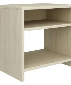 vidaXL Bedside Cabinets 2 pcs Sonoma Oak 40x30x40 cm Chipboard