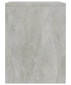 vidaXL Bedside Cabinets 2 pcs Concrete Grey 40x30x40 cm Chipboard