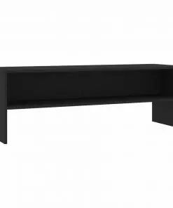 vidaXL TV Cabinet Black 120x40x40 cm Chipboard
