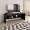 vidaXL TV Cabinet Black 120x40x40 cm Chipboard