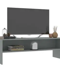 vidaXL TV Cabinet Grey 120x40x40 cm Chipboard
