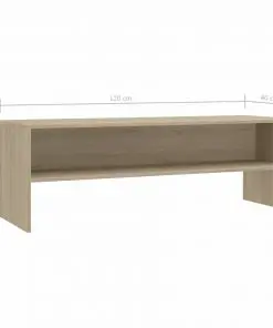 vidaXL TV Cabinet Sonoma Oak 120x40x40 cm Chipboard