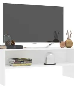 vidaXL TV Cabinet White 100x40x40 cm Chipboard