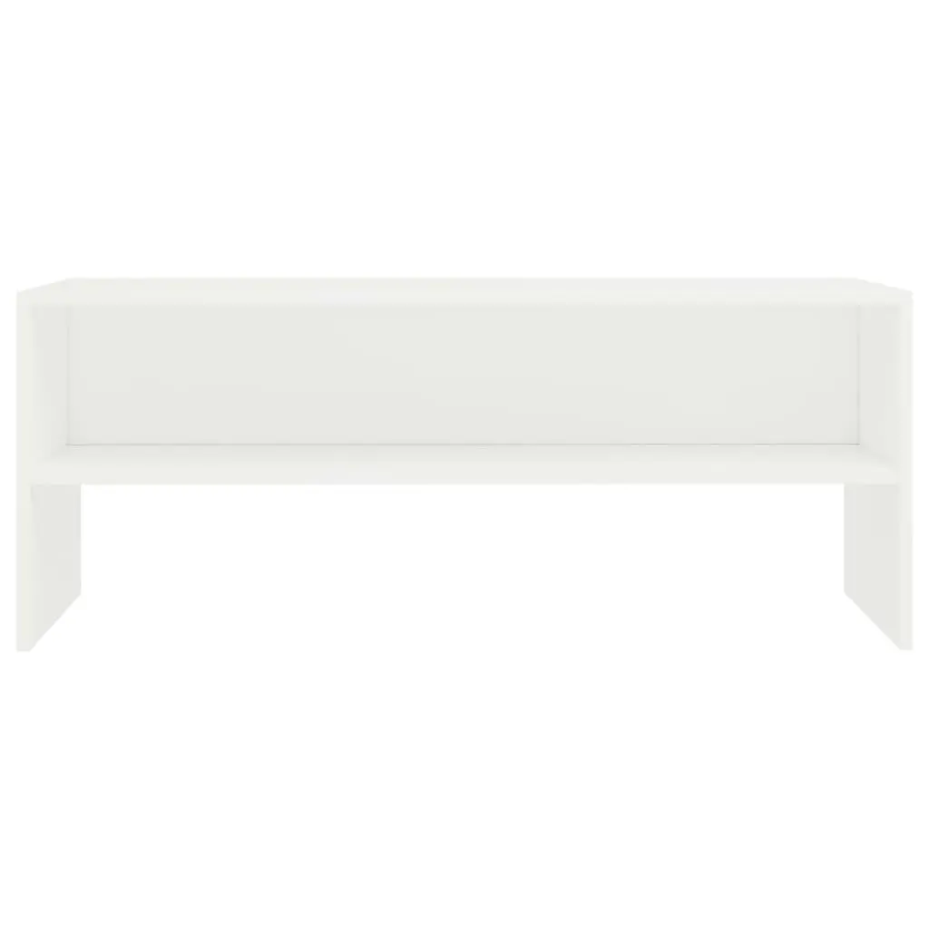vidaXL TV Cabinet White 100x40x40 cm Chipboard