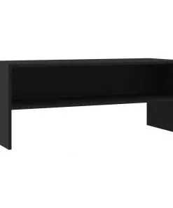 vidaXL TV Cabinet Black 100x40x40 cm Chipboard