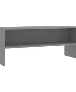 vidaXL TV Cabinet Grey 100x40x40 cm Chipboard