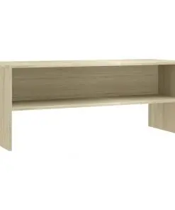 vidaXL TV Cabinet Sonoma Oak 100x40x40 cm Chipboard