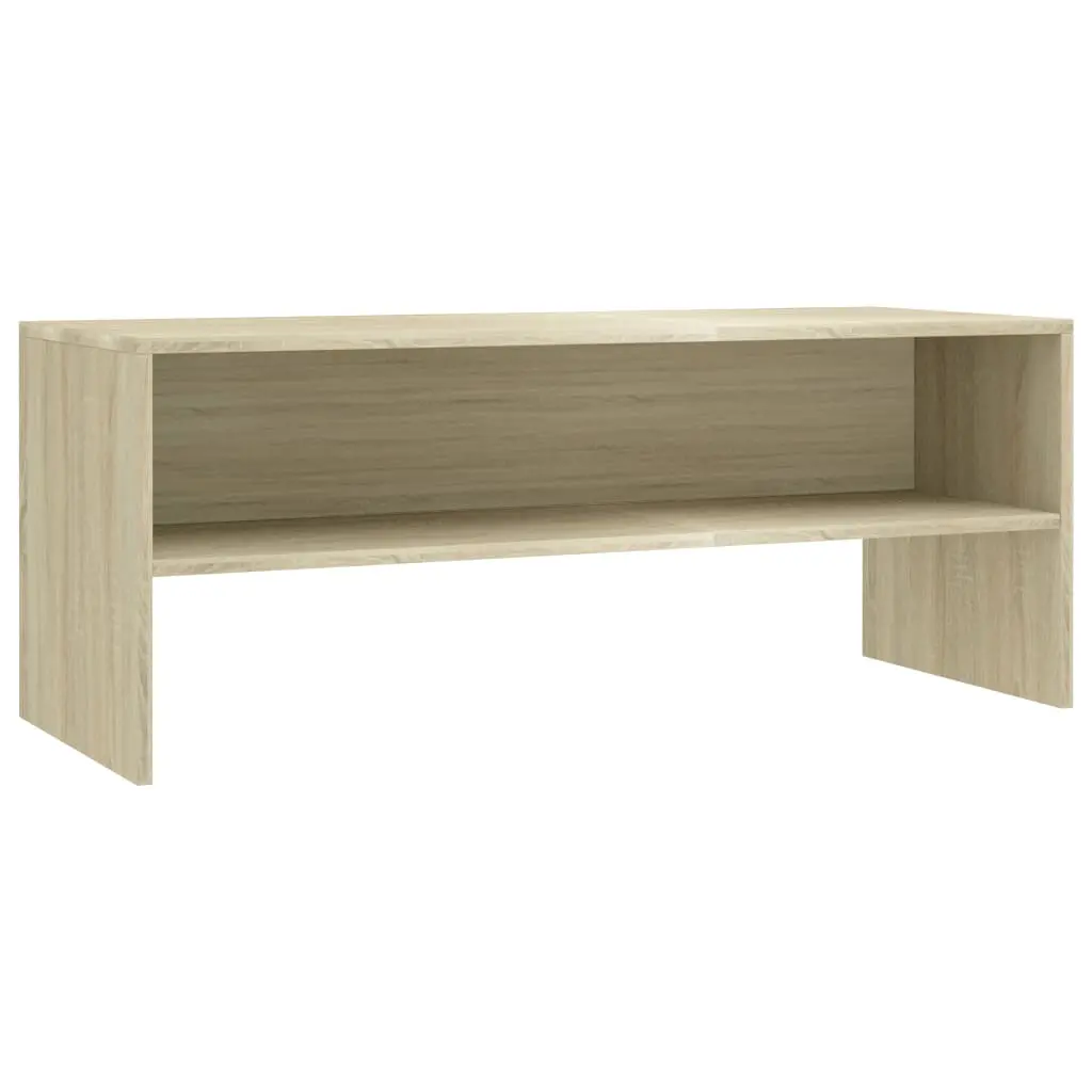 vidaXL TV Cabinet Sonoma Oak 100x40x40 cm Chipboard