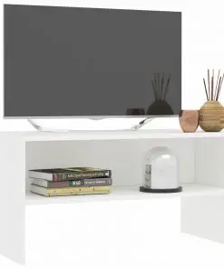 vidaXL TV Cabinet White 80x40x40 cm Chipboard