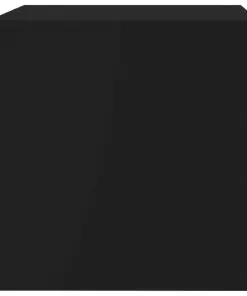 vidaXL TV Cabinet Black 80x40x40 cm Chipboard