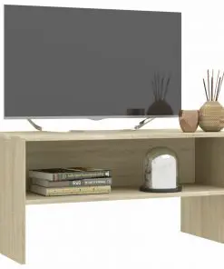 vidaXL TV Cabinet Sonoma Oak 80x40x40 cm Chipboard