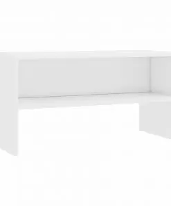 vidaXL TV Cabinet High Gloss White 80x40x40 cm Chipboard