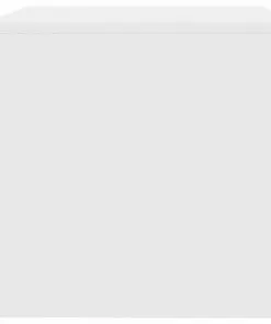 vidaXL TV Cabinet High Gloss White 80x40x40 cm Chipboard