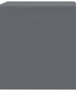 vidaXL TV Cabinet High Gloss Grey 80x40x40 cm Chipboard