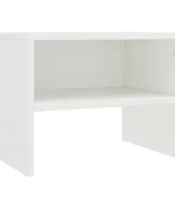 vidaXL Bedside Cabinet White 40x30x30 cm Chipboard