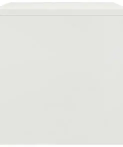 vidaXL Bedside Cabinet White 40x30x30 cm Chipboard