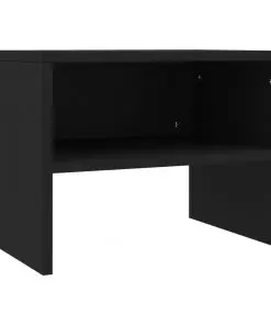 vidaXL Bedside Cabinets 2 pcs Black 40x30x30 cm Chipboard