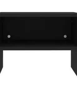 vidaXL Bedside Cabinets 2 pcs Black 40x30x30 cm Chipboard