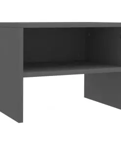 vidaXL Bedside Cabinets 2 pcs Grey 40x30x30 cm Chipboard