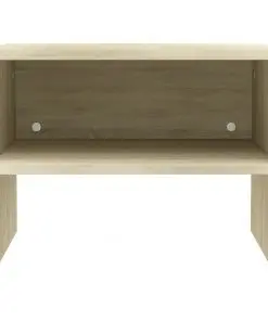 vidaXL Bedside Cabinet Sonoma Oak 40x30x30 cm Chipboard