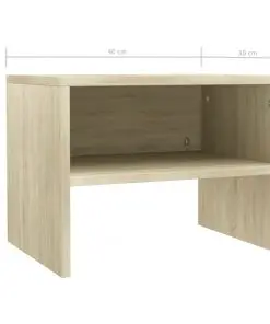 vidaXL Bedside Cabinet Sonoma Oak 40x30x30 cm Chipboard