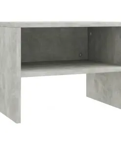 vidaXL Bedside Cabinets 2 pcs Concrete Grey 40x30x30 cm Chipboard