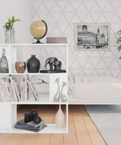 vidaXL Book Cabinet/Room Divider White 80x24x96 cm Chipboard