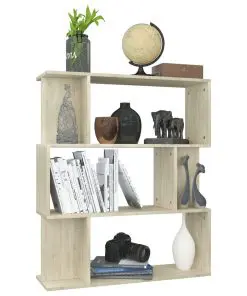 vidaXL Book Cabinet/Room Divider Sonoma Oak 80x24x96 cm Chipboard