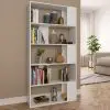 vidaXL Book Cabinet/Room Divider White 80x24x159 cm Chipboard