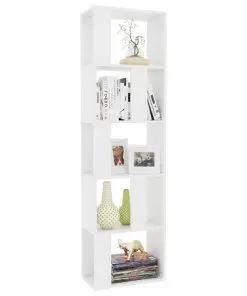 vidaXL Book Cabinet/Room Divider White 45x24x159 cm Chipboard