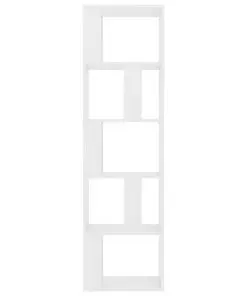 vidaXL Book Cabinet/Room Divider White 45x24x159 cm Chipboard