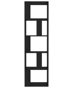 vidaXL Book Cabinet/Room Divider Black 45x24x159 cm Chipboard