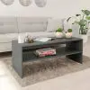 vidaXL Coffee Table Grey 100x40x40 cm Chipboard