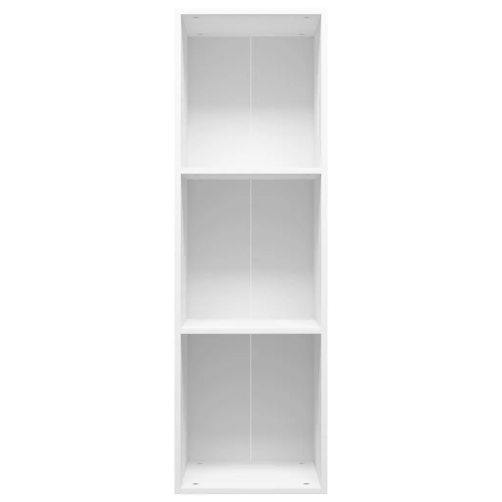 vidaXL Book Cabinet/TV Cabinet White 36x30x114 cm Chipboard
